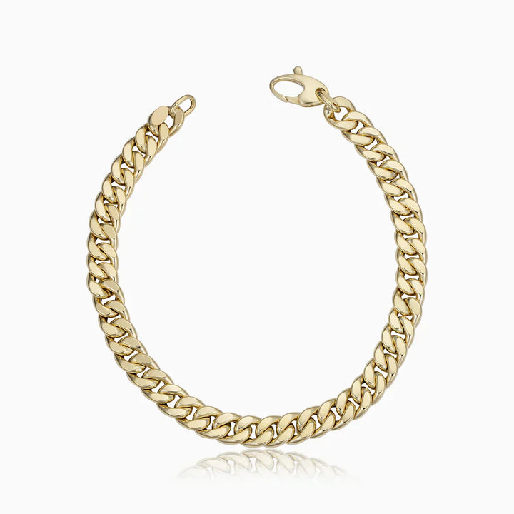 Estate Cuban Bracelet | Gold