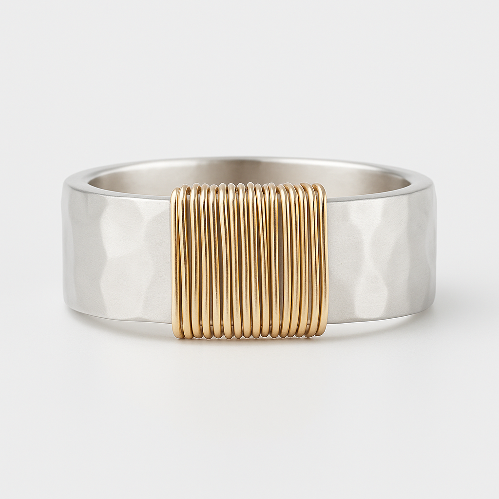 Vintage Gold Silver Ring