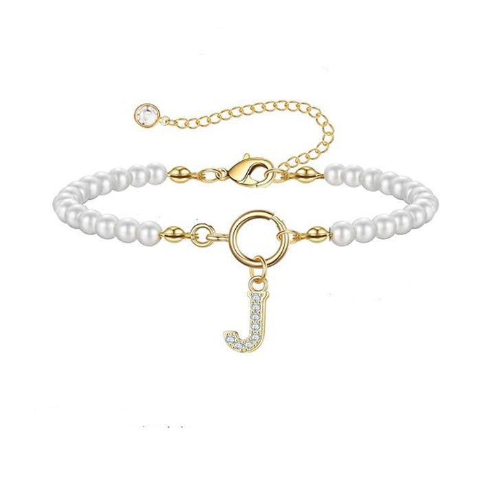 Auden Clé Letter Bracelet | Gold