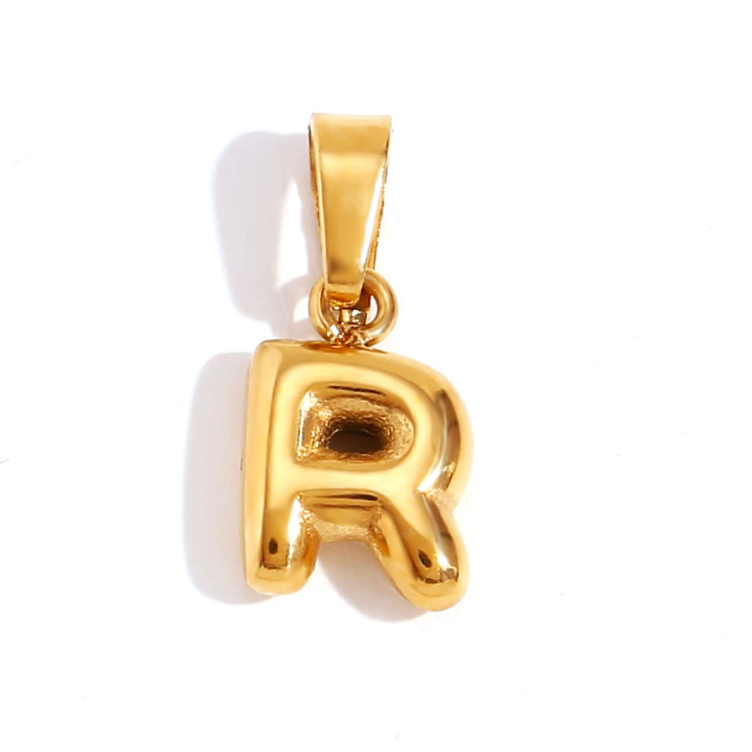 Sophisticated Bubble Letter Necklace