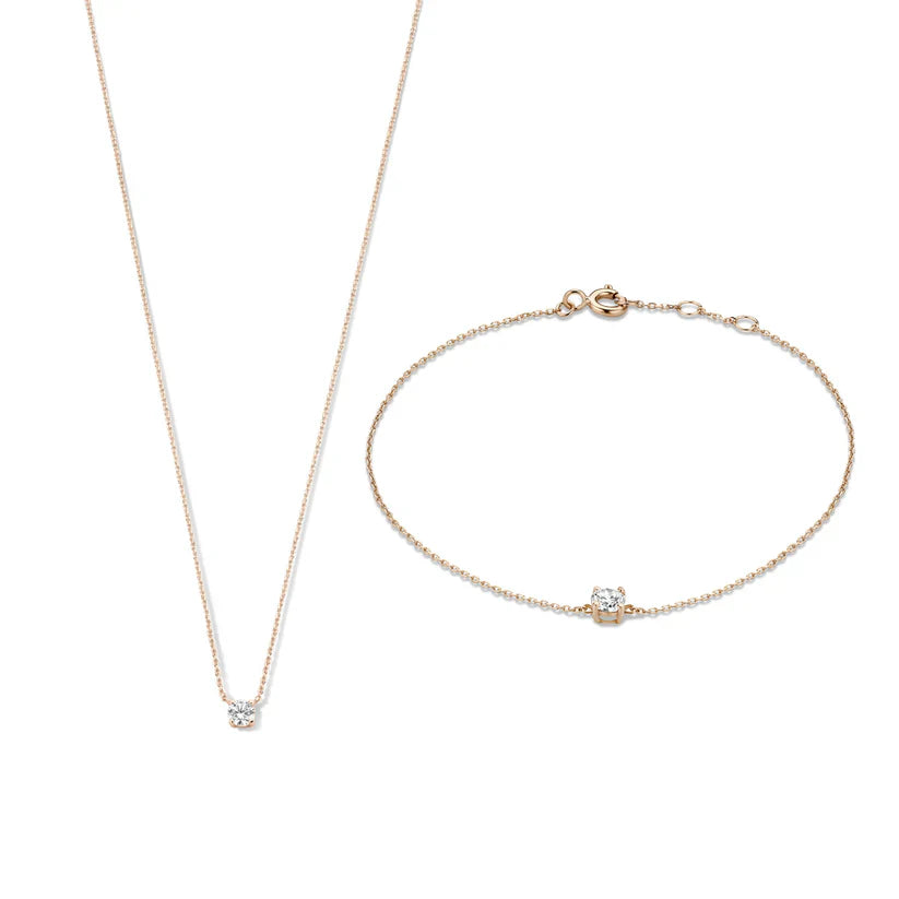 Cléa Moissanite Stone Set | Gold